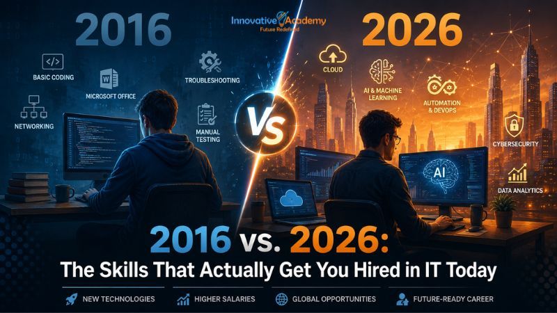 2016 vs. 2026: The Skills That Actually Get You Hired in IT Today