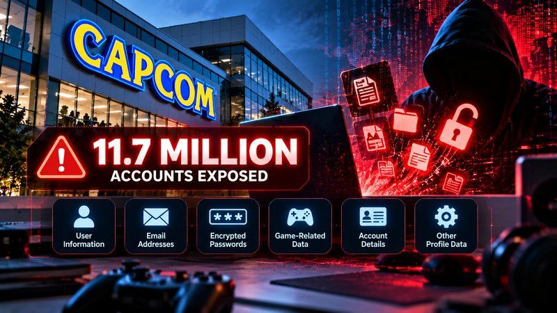 Capcom Just Confirmed 11.7 Million Accounts Were Exposed — Here's What Actually Got Taken