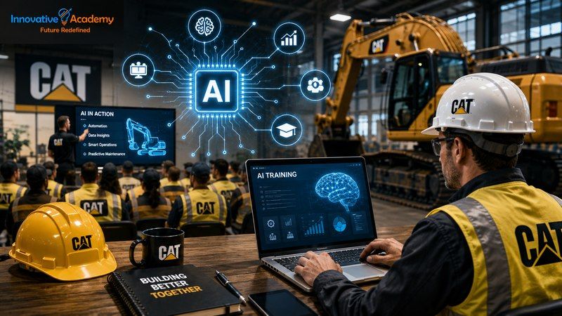 Caterpillar Is Spending $100M to Train 118,000 Employees on AI — Proof That Upskilling Is the New Job Security 