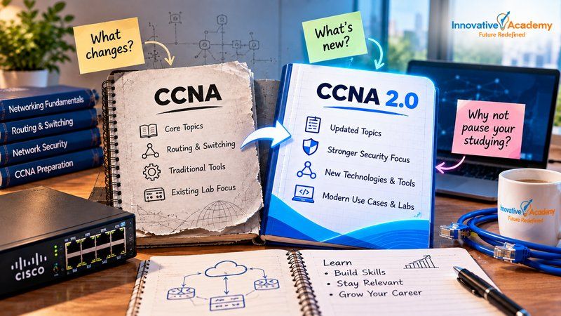 Cisco Just Announced CCNA 2.0—Here's Exactly What Changes, and Why Cisco Itself Says Not to Pause Your Studying 