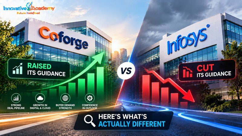 Coforge Raised Its Guidance the Same Week Infosys Cut Its Own — Here's What's Actually Different