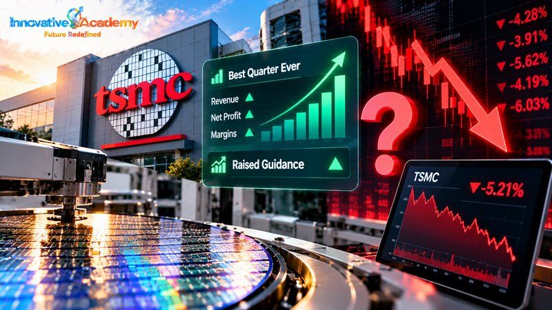 TSMC Just Posted Its Best Quarter Ever and Raised Guidance — So Why Did the Stock Fall?