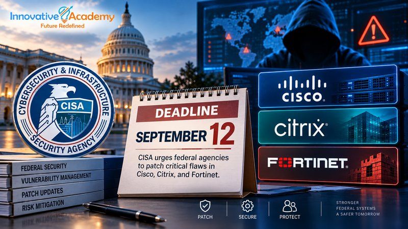 CISA Just Gave Federal Agencies Until September 12 to Patch These Cisco, Citrix, and Fortinet Flaws 
